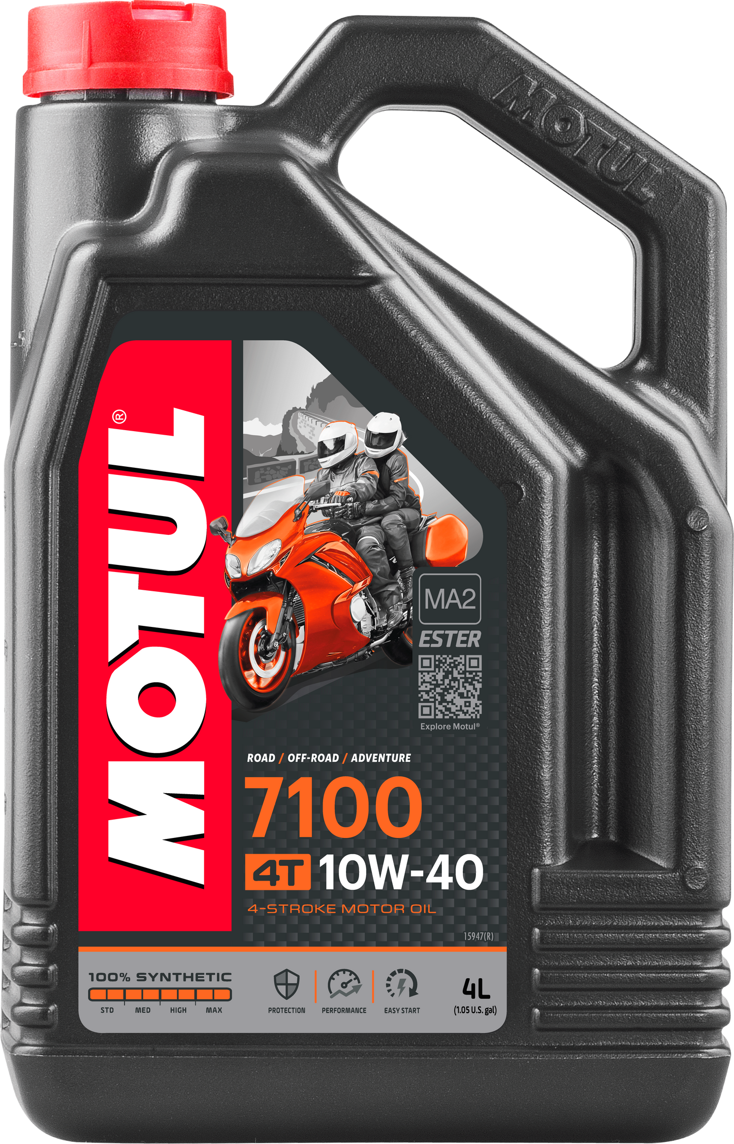 Motul 7100 Synthetic Oil 10W40 4-Liter