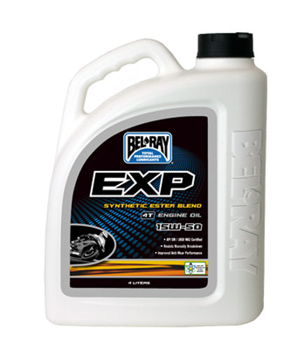 Bel-Ray EXP Semi-Synthetic Ester Blend 4T Engine Oil
