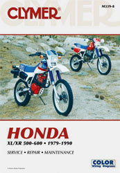 Clymer Repair Manual Hon Xl/Xr 500-600