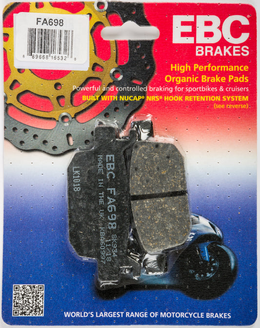 Ebc Brake Pads Fa698 Organic