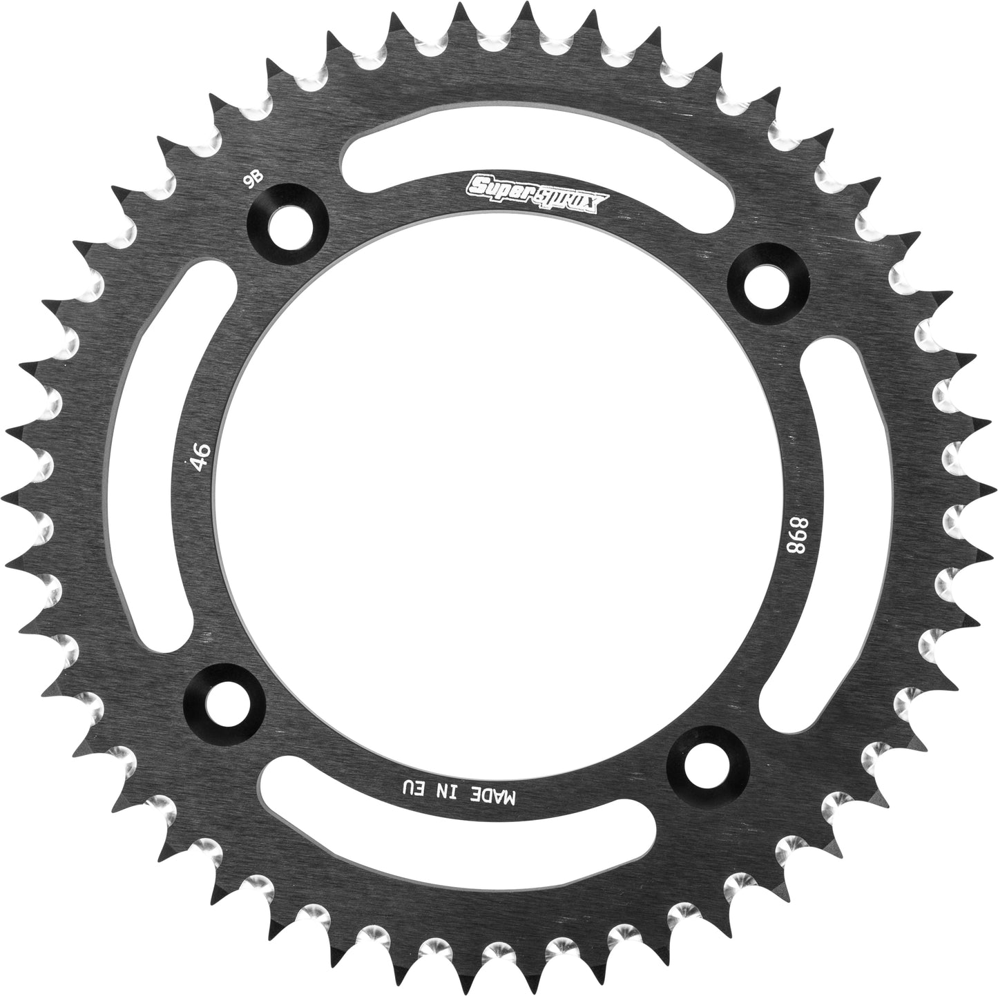 Supersprox Rear Sprocket Aluminum 46T-428 Blk Husq/Ktm