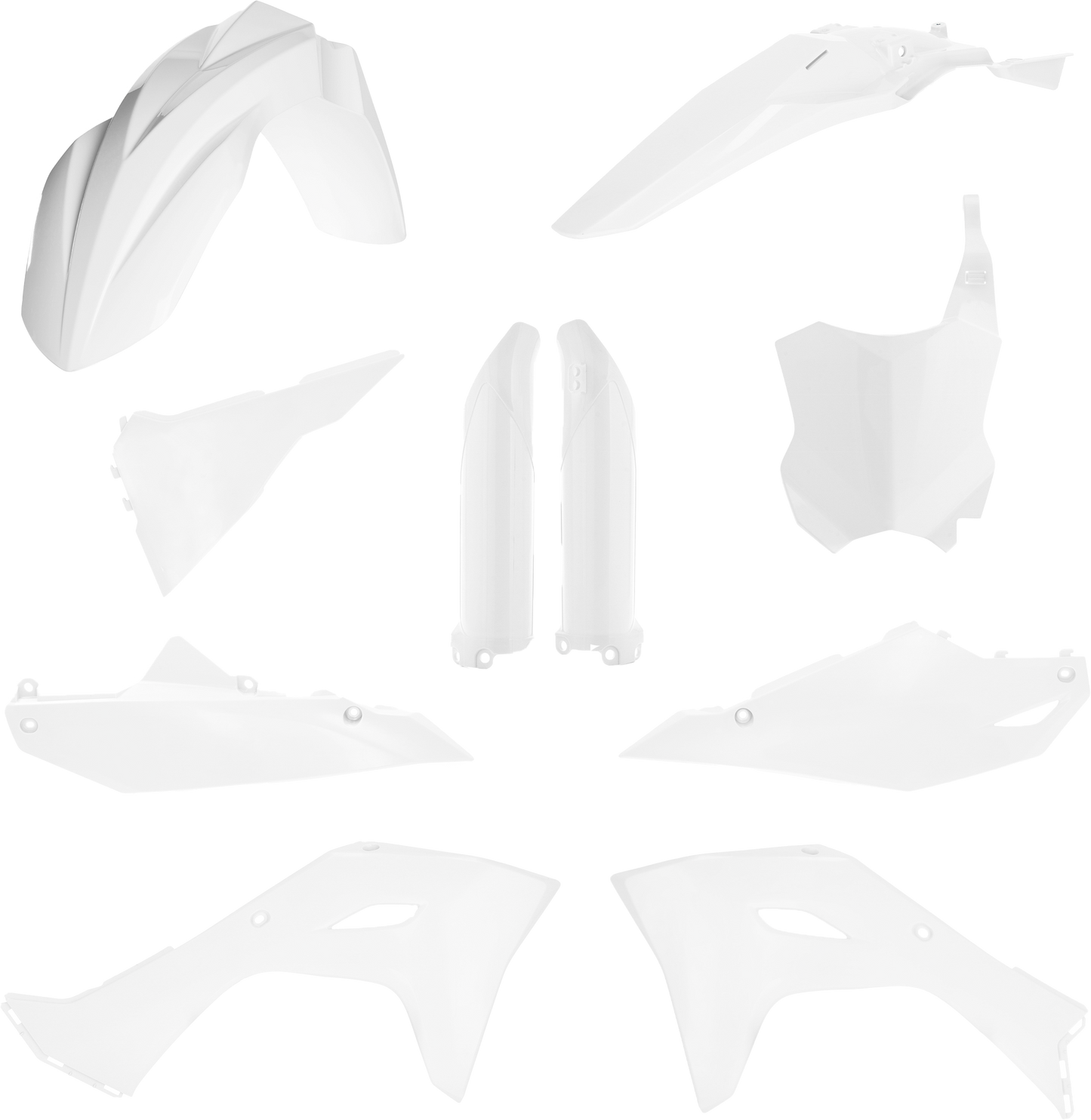 Acerbis Full Plastic Kit Kaw White