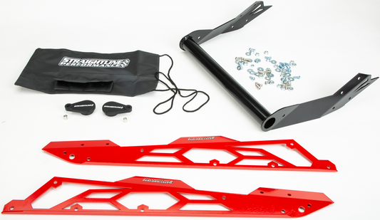 Straightline Hide 'N' Go Rear Bumper S-D 146" Red