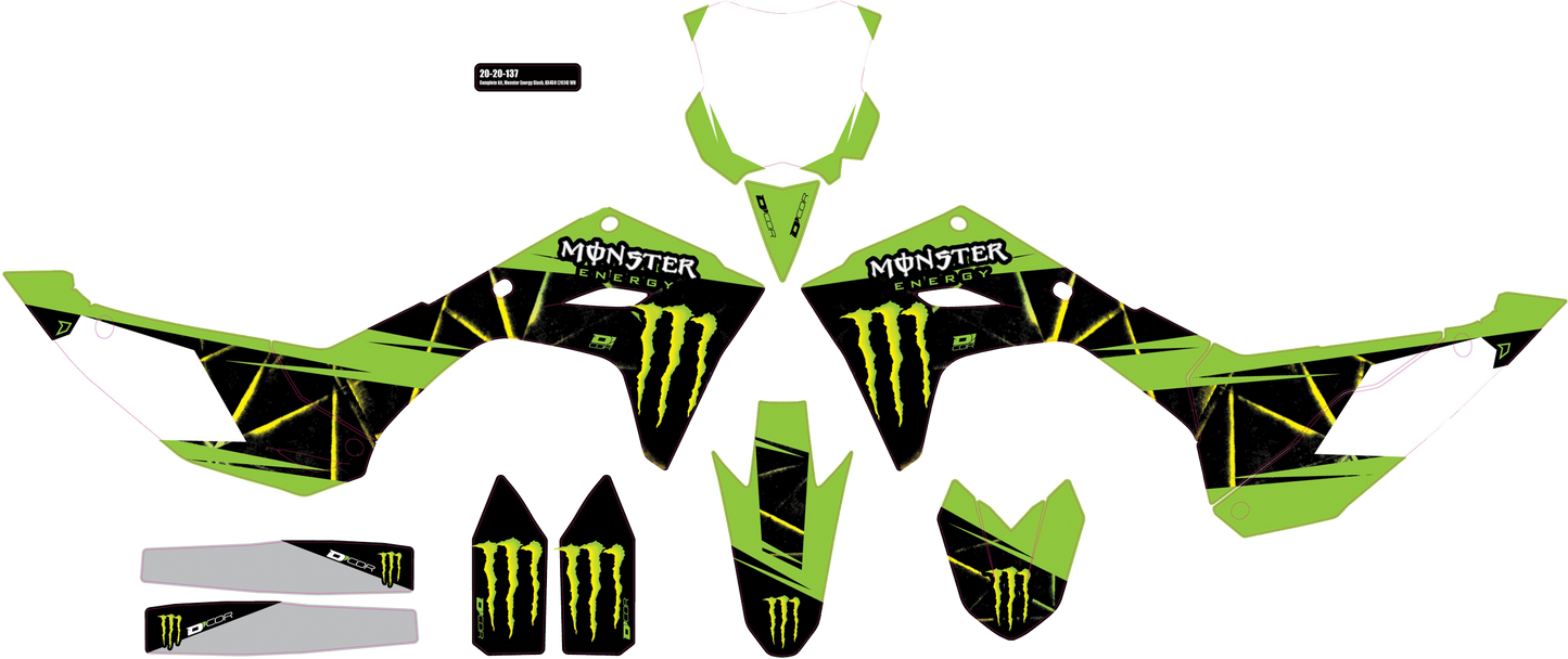 D-Cor Monster Energy Complete Graphics Kit