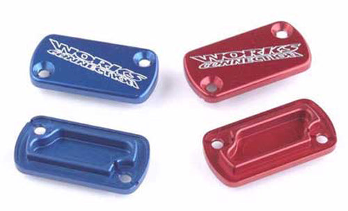 Works Billet Front Brake Cover Blue 07 Yz250F