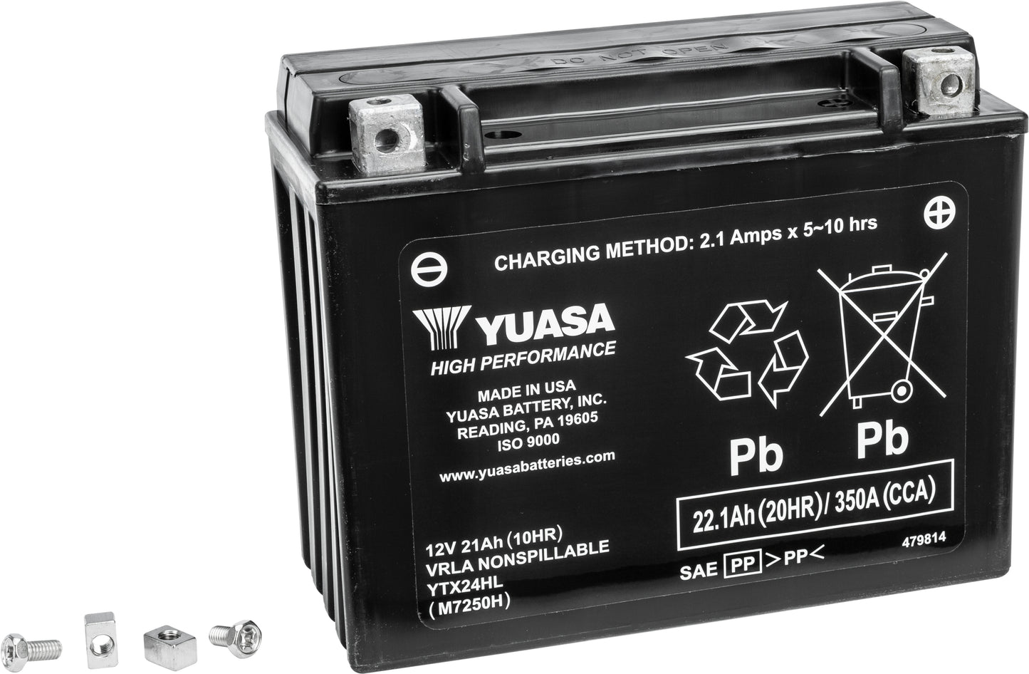 Yuasa Battery Ytx24Hl Sealed Factory Activated