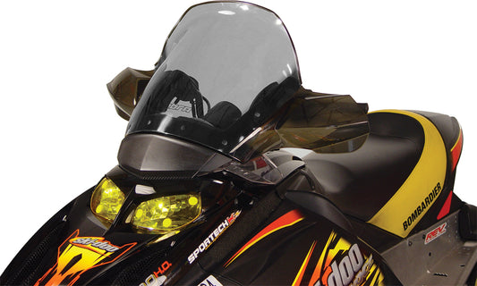 Powermadd Cobra W/S Tall Smoke 14.5" S-D Rev Fairing Mounted