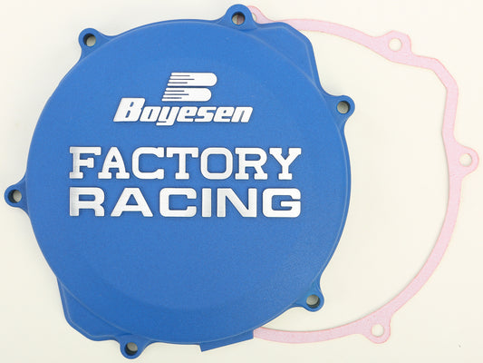 Boyesen Factory Racing Clutch Cover Blue • #59-7232AL