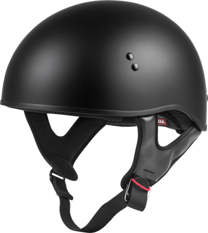 GMAX HH-45 HALF HELMET NAKED MATTE BLACK SM