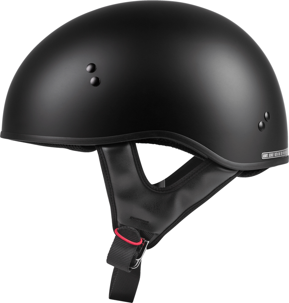 GMAX HH-45 HALF HELMET NAKED MATTE BLACK SM