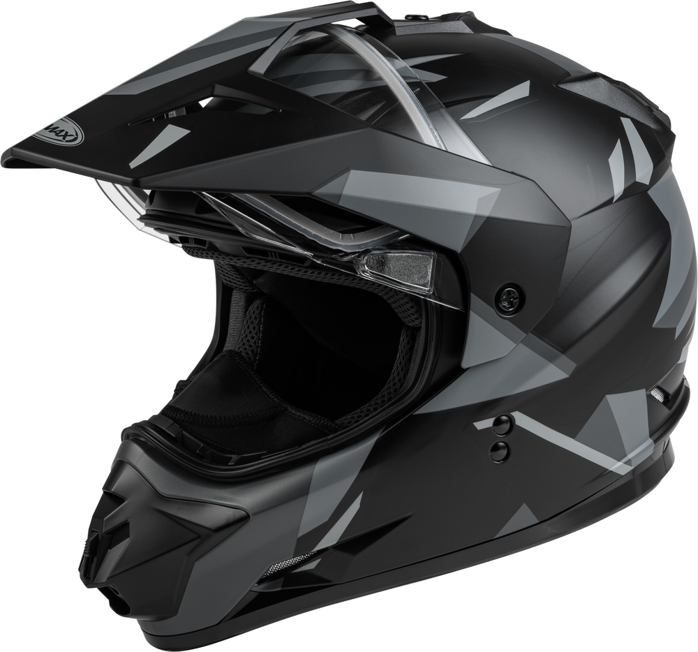 GMAX GM-11S RIPCORD ADVENTURE SNOW HELMET MATTE BLACK/GREY XL