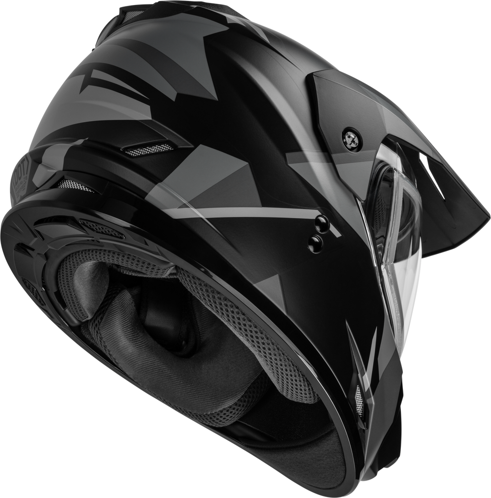 GMAX GM-11S RIPCORD ADVENTURE SNOW HELMET MATTE BLACK/GREY XL
