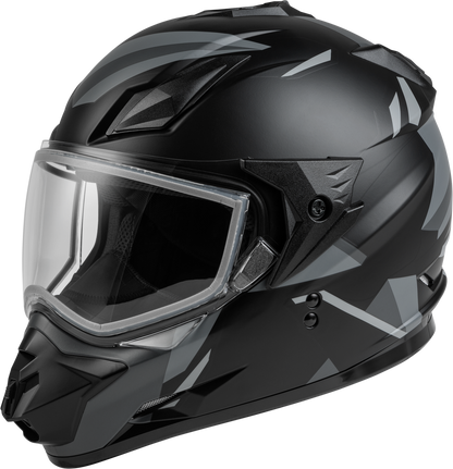 GMAX GM-11S RIPCORD ADVENTURE SNOW HELMET MATTE BLACK/GREY XL