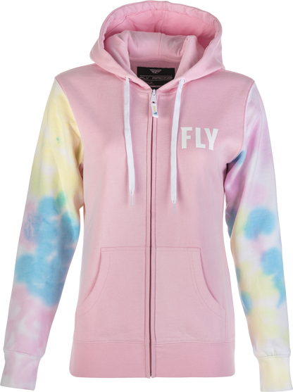 Fly Racing Women's Tie-Die Zip Up Hoodie