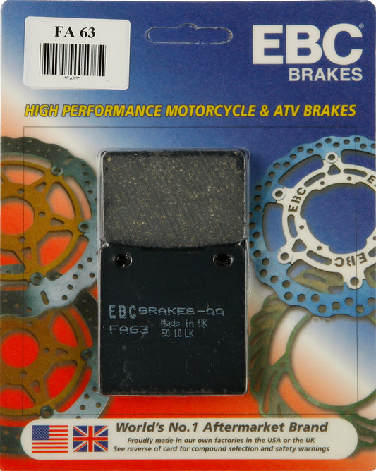 Ebc Brake Pads Fa63 Organic