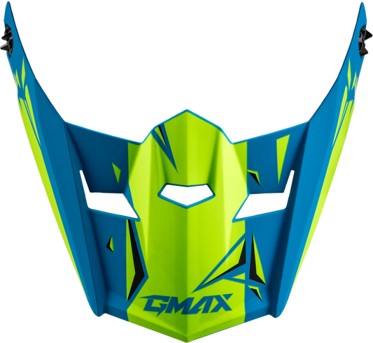 Gmax Youth Mx-46Y Unstable Visor Matte Blue/Green Ys-Yl