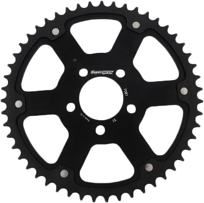 Supersprox Rear Stealth Sprocket Alu/Stl 48T-530 Blk Hd • #106-708148B