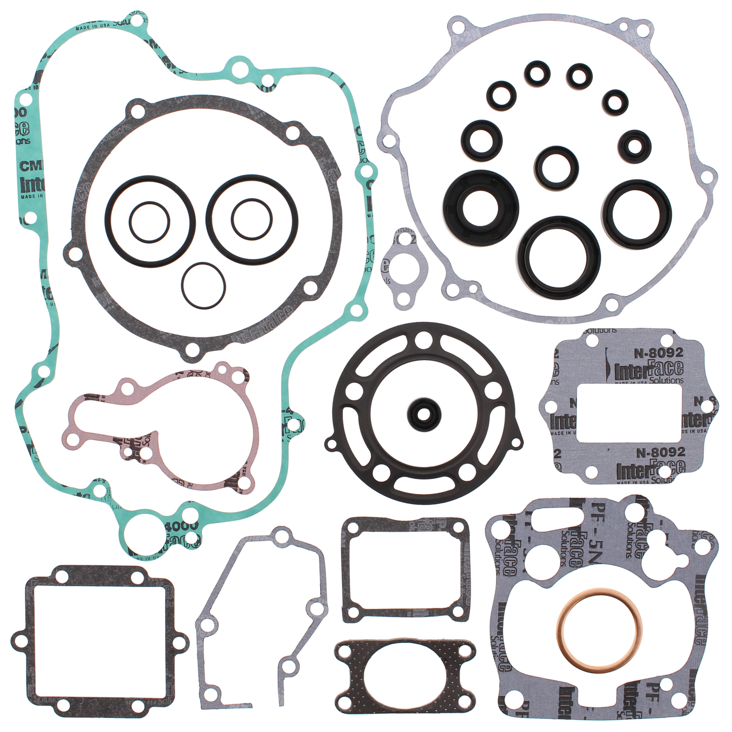 Vertex Complete Gasket Set With Oil Seals • #681-1429