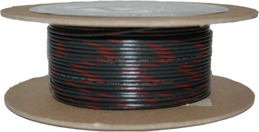 Namz Custom Cycle #18-Gauge Black/Red Stripe 100' Spool Of Primary Wire