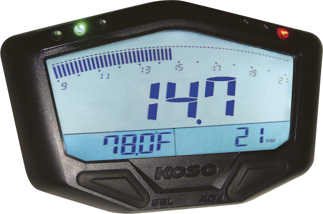 Koso X-2 Boost Gauge w/Air/Fuel Ratio & Temperature