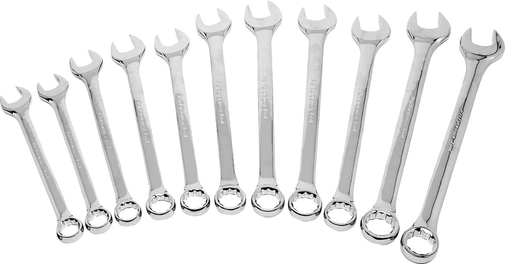 Performance Tool SAE Wrench Set