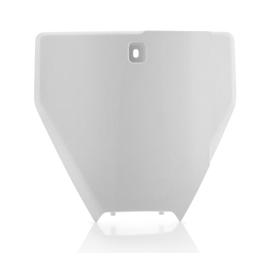 Acerbis Front Number Plate White • #24625-80002