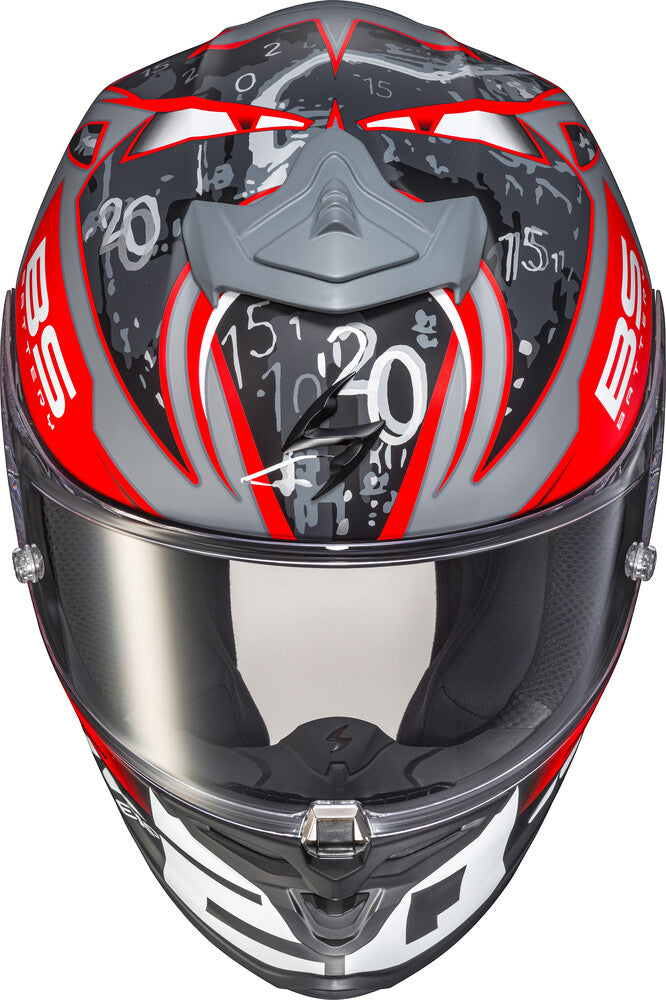 SCORPION EXO-R1 AIR FULL FACE HELMET QUARTARARO RED XL