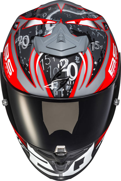SCORPION EXO-R1 AIR FULL FACE HELMET QUARTARARO RED XL