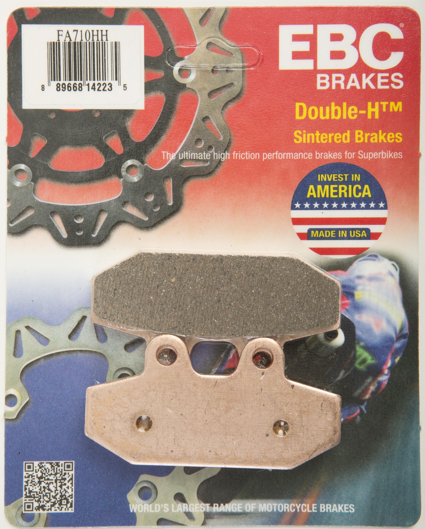 Ebc Brake Pads Fa710Hh Double-H Sintered