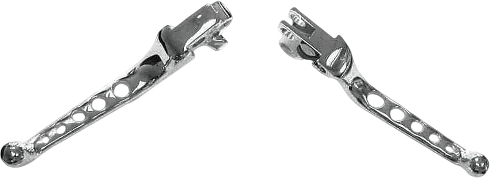 Harddrive 5-Hole Lever Set Chrome Big Twin 07-Up