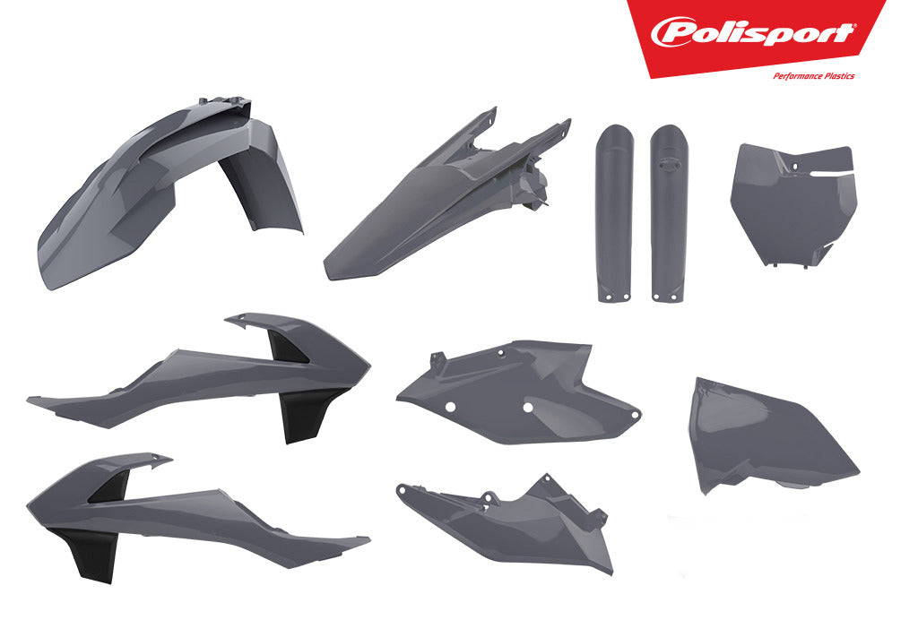 Polisport Plastic Body Kit Nardo Grey • #64-90825