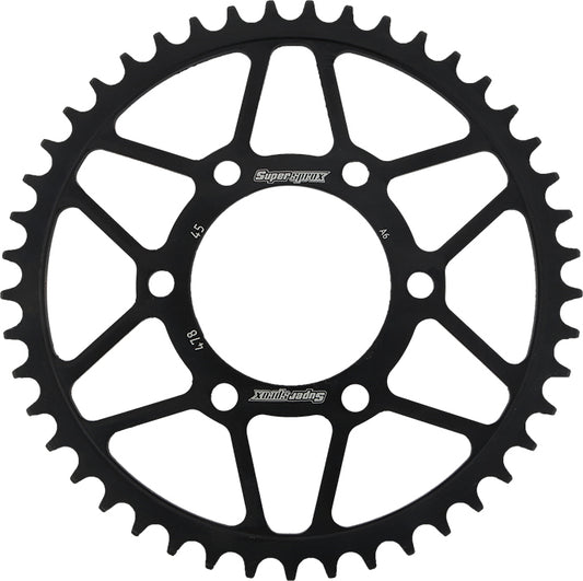 Supersprox Rear Sprocket Steel 45T-520 Blk Kaw