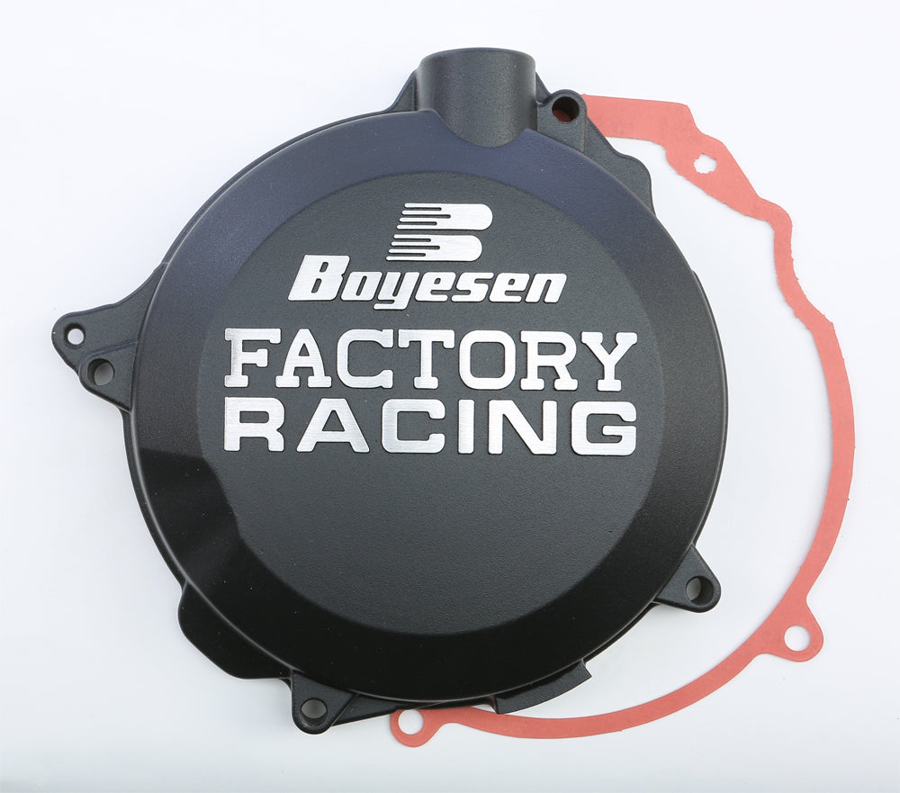 Boyesen Factory Racing Clutch Cover Black • #59-7244B