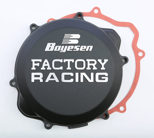 Boyesen Factory Racing Clutch Cover Black • #59-7208B