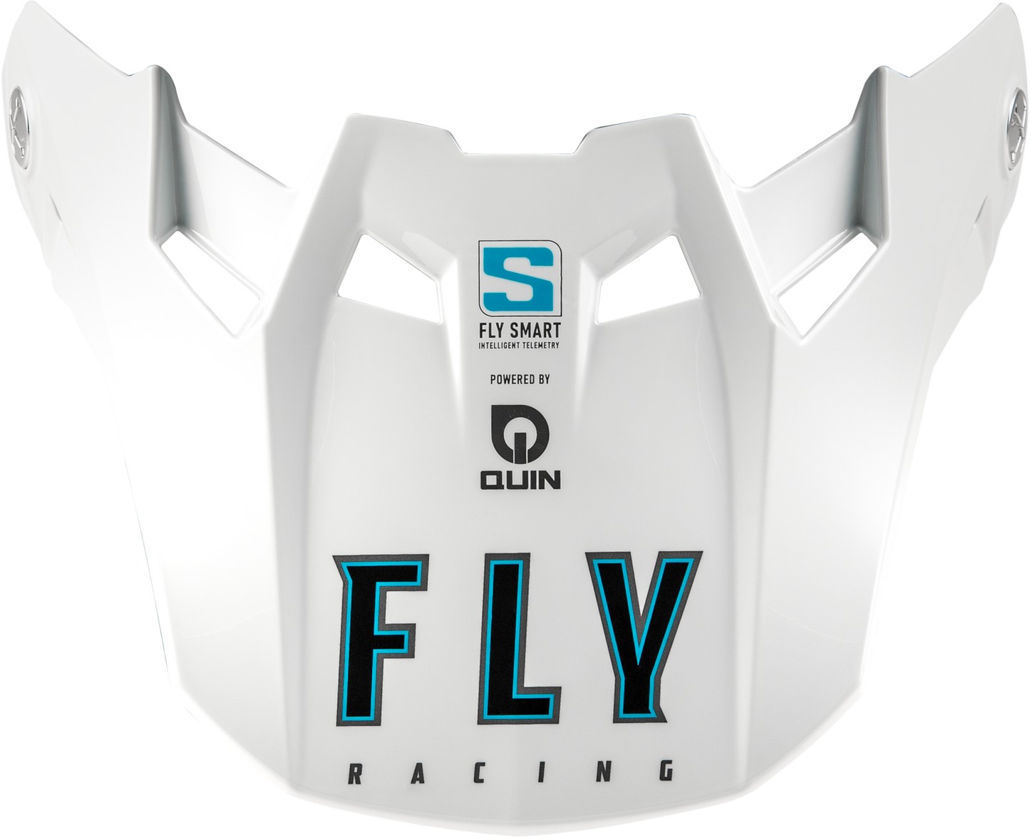 Fly Racing Formula S Carbon Solid Visor White Yl/Sm