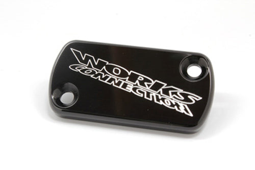 Works Billet Front Brake Cover Blk Hon