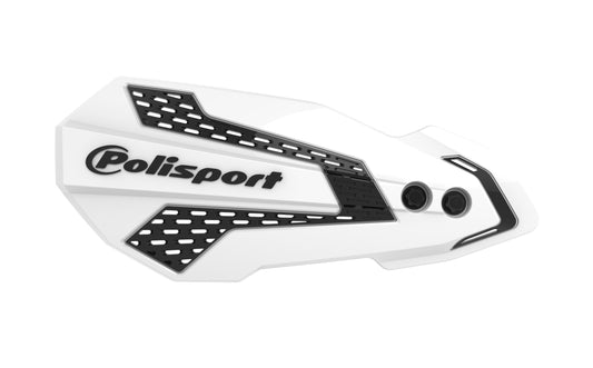 Polisport Mx Flow Handguards White/Black • #64-8308244