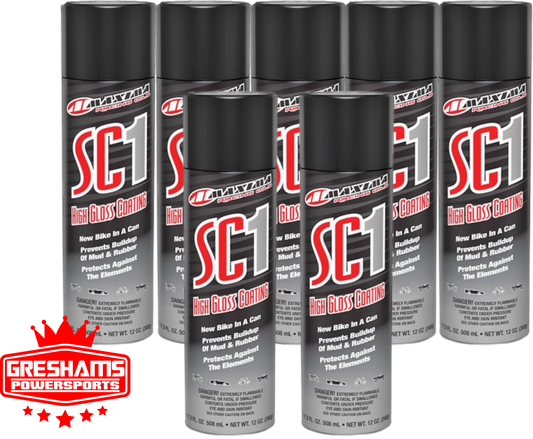 HIGH GLOSS SC1 CLEAR COAT SILICONE SPRAY 17.2 FL OZ- 7 PACK