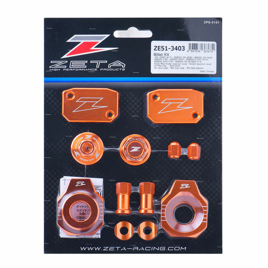 Zeta Billet Kit Ktm Orange • #634-8261