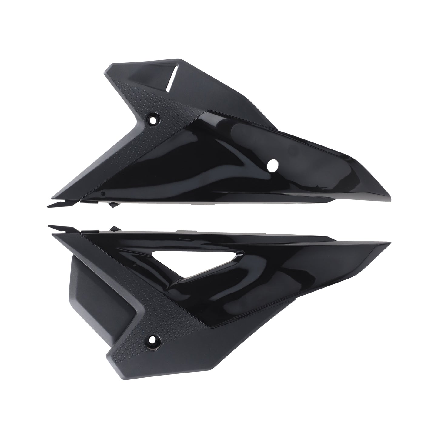 Acerbis SIDE PANELS- UPPER+LOWER CRF BLACK