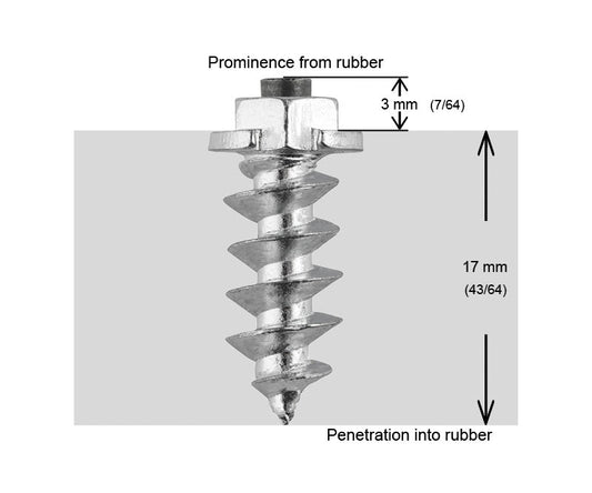 Igrip 18Mm Shoudler Screw Studs Qty 100