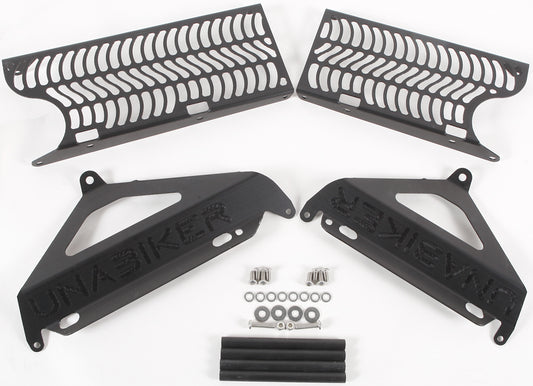 Unabiker Radiator Guard (Black) • #668-5067