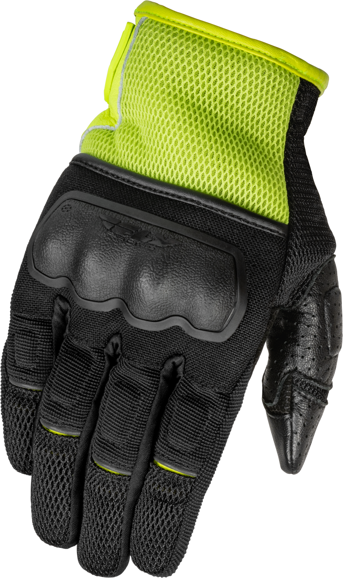 Fly Racing Coolpro Force Gloves Black/Hi-Vis 2X