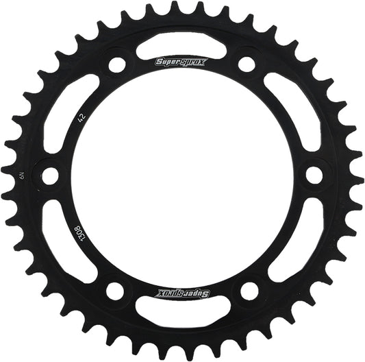 Supersprox Rear Sprocket Steel 42T-520 Blk Hon