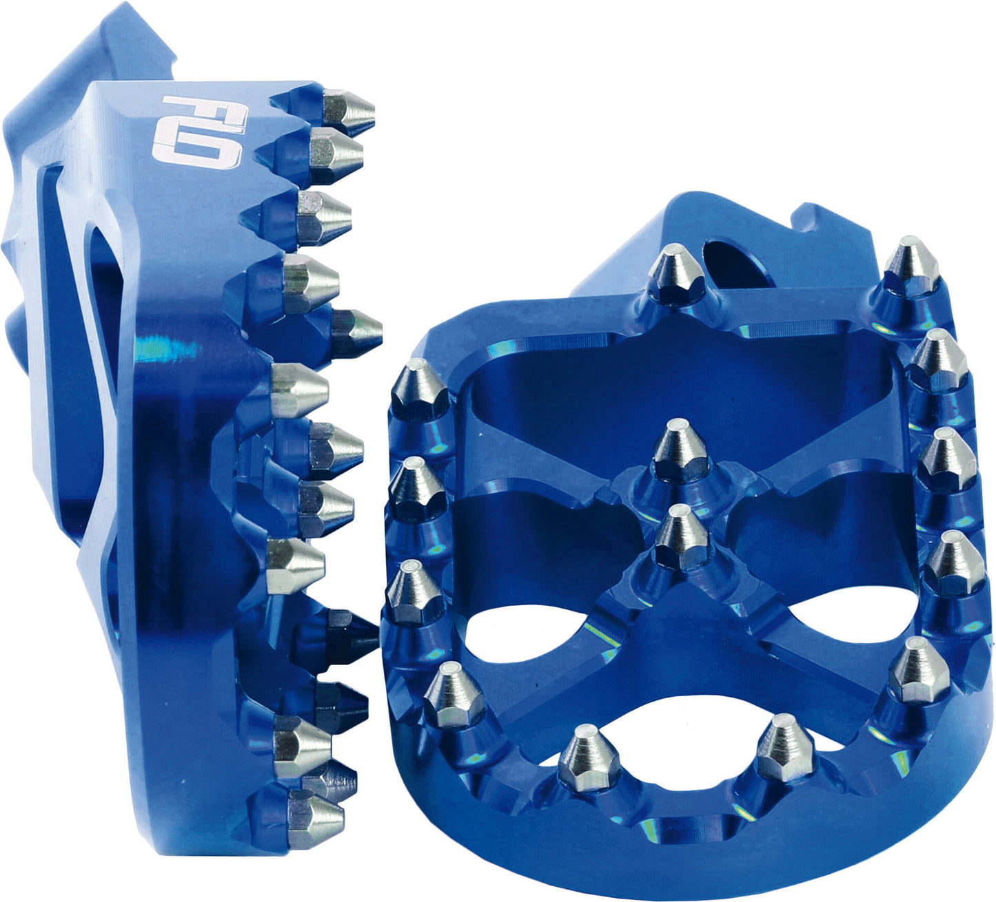 Flo Motorsports Pro Series Foot Pegs Blue • #122-8043