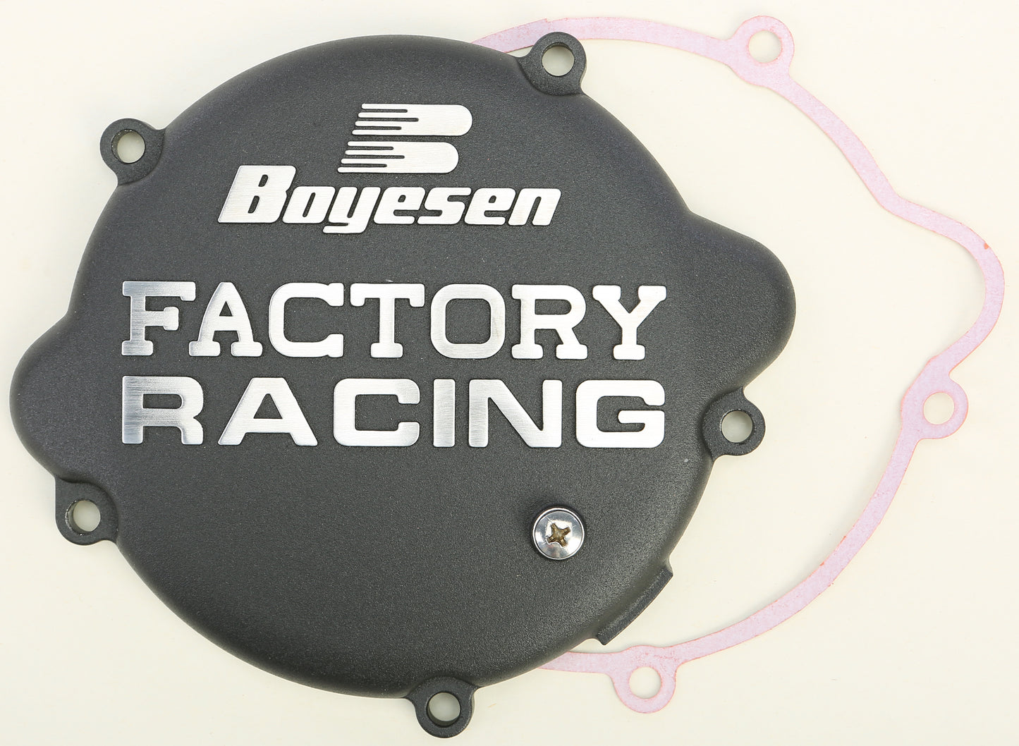 Boyesen Factory Racing Clutch Cover Black • #59-7241B