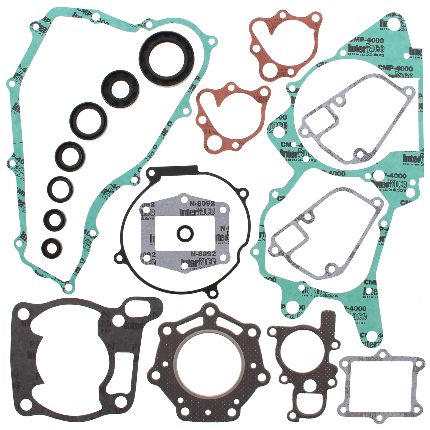 Vertex Complete Gasket Set With Oil Seals • #681-1252