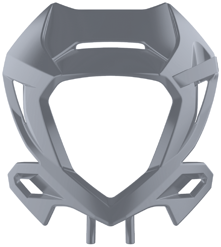 Polisport Headlight Mask Nardo Grey Beta