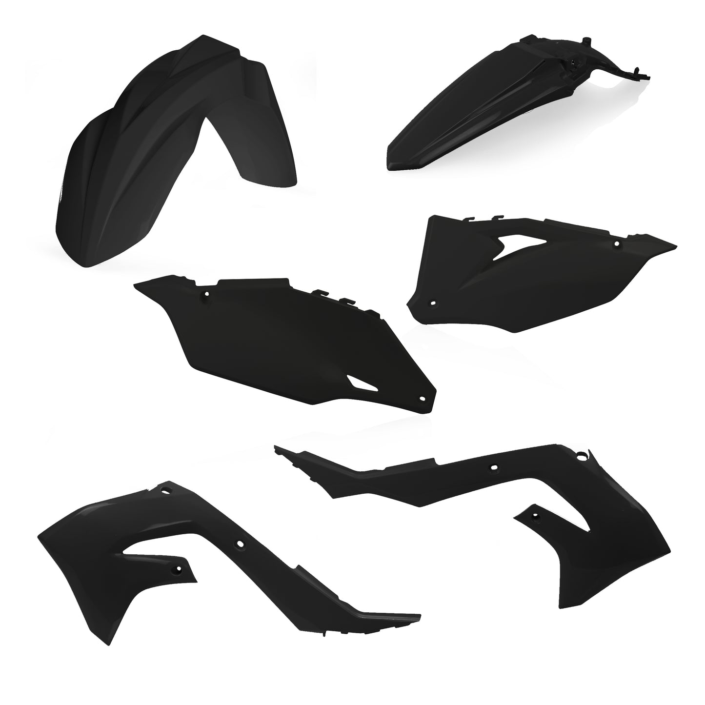 Acerbis Plastic Kit Black • #27362-80001