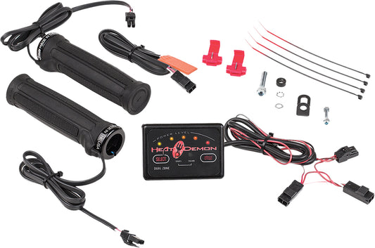 Heat Demon Clamp-On Dual Zone Heated Grip Kit